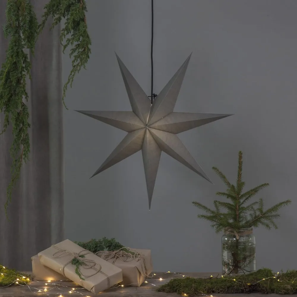 Dekorationsbelysning ^ STAR TRADING Ozen papirstjerne med syv takker, Ø 70 cm