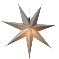 Dekorationsbelysning ^ STAR TRADING Ozen papirstjerne med syv takker, Ø 70 cm