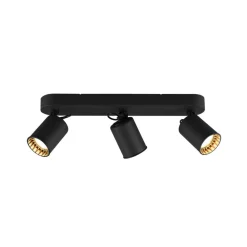 Trio Lighting Loftlamper|Spotlights > Pago loftspot, 3 lyskilder, sort