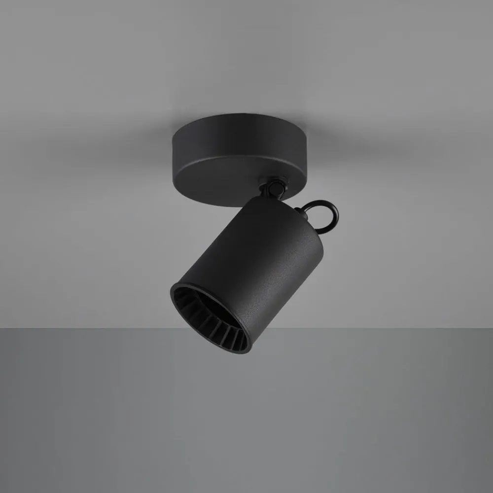 Loftlamper|Spotlights ^ Trio Lighting Pago vægspot, 1 lyskilde, sort
