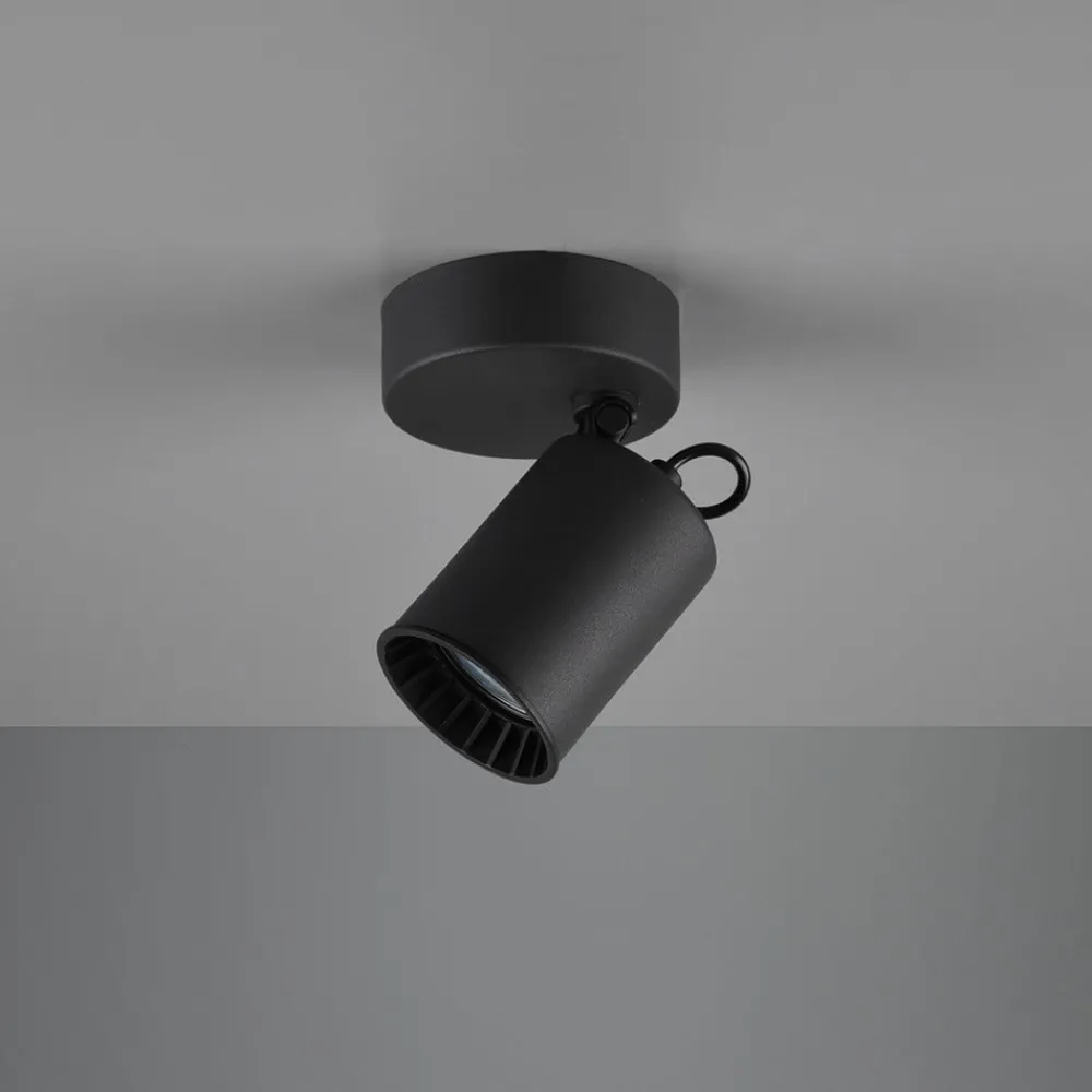 Loftlamper|Spotlights ^ Trio Lighting Pago vægspot, 1 lyskilde, sort