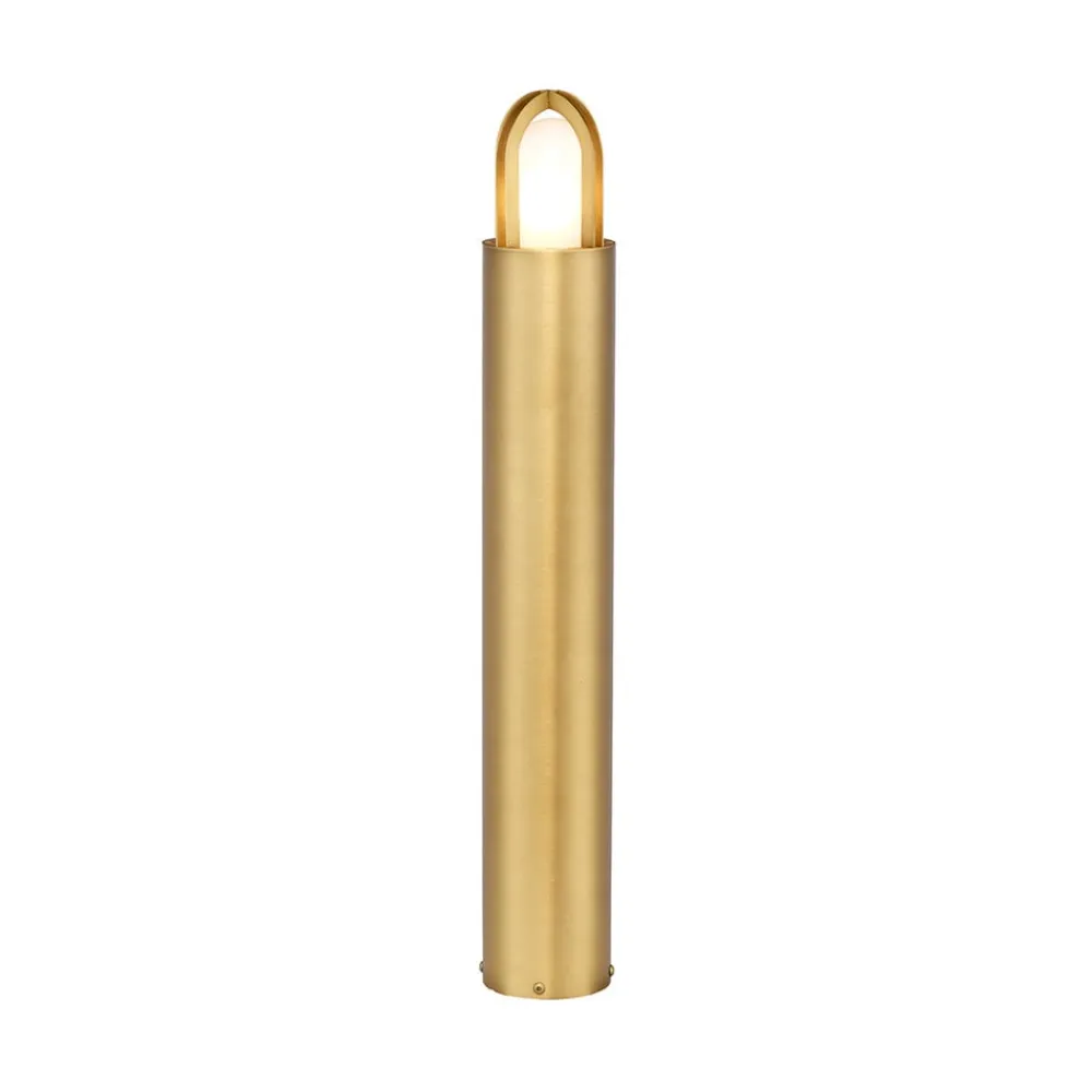 Elstead Gadebelysning > Paignton vejlampe af rustfrit stål, messing