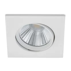 Indbygningsspots ^ Trio Lighting Pamir LED-indbygningsspot i mat hvid, kan dæmpes