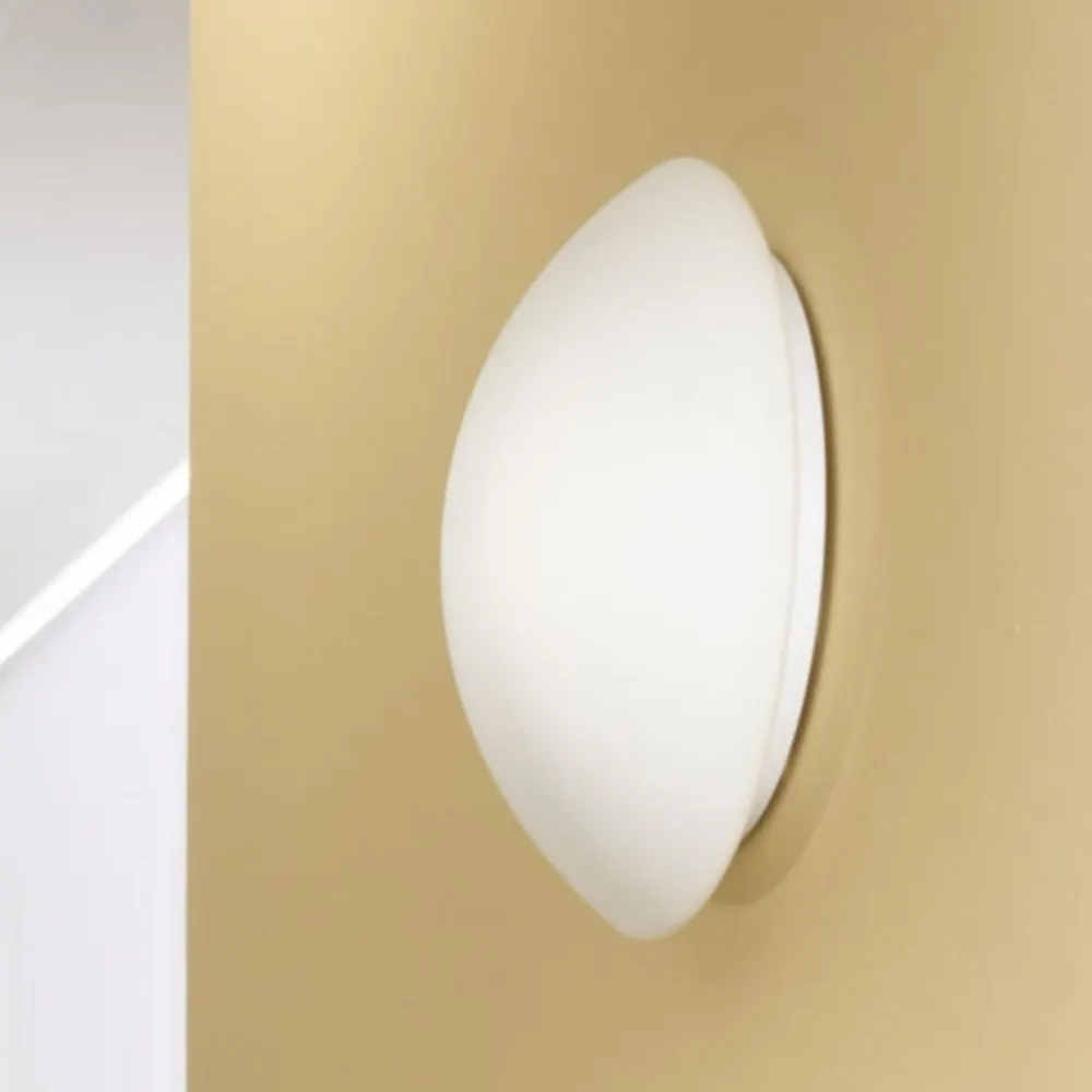 Fabas Luce Loftlamper|Loftlamper > Pandora loftslampe, Ø 30 cm, glas, hvid