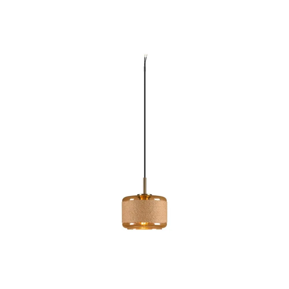 SLV Pendellamper > Pantilo Rope 19 hængelampe, brun/amber/guld, glas, Ø 19 cm