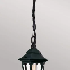 Udendørs Pendellamper ^ Elstead Parish-pendel med kædeophæng, højde 42 cm