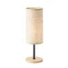 FISCHER & HONSEL Bordlamper > Parma bordlampe, beige, hør/træ, 30 cm høj, E14