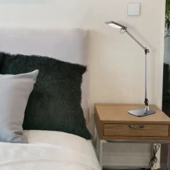 Globo Arbejdsrum/Kontor|Bordlamper > Pattaya LED-bordlampe, sølvgrå led, dim CCT