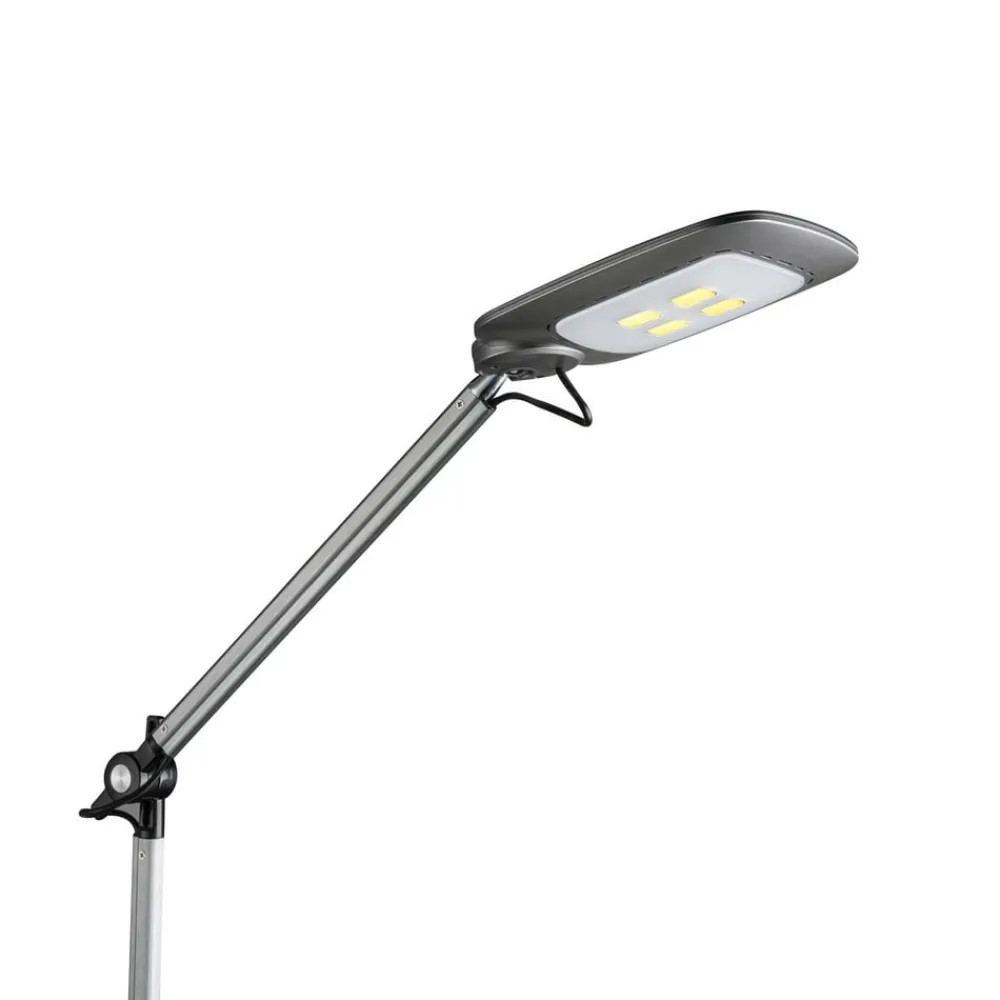 Globo Arbejdsrum/Kontor|Bordlamper > Pattaya LED-bordlampe, sølvgrå led, dim CCT