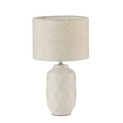 Bordlamper ^ Pauleen Charming Sparkle bordlampe creme/terrazzo
