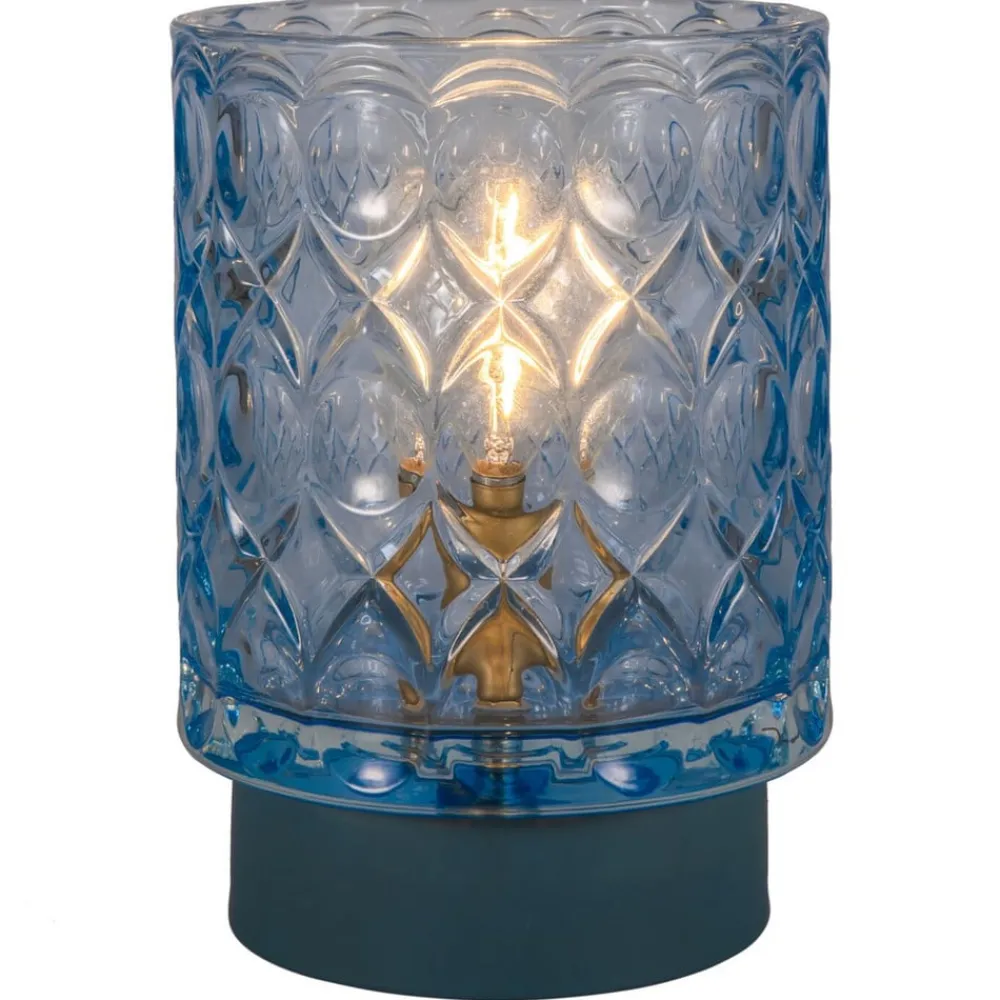 Pauleen Dekorationsbelysning > Chic Glamour E14-LED-batteri, metal, blå