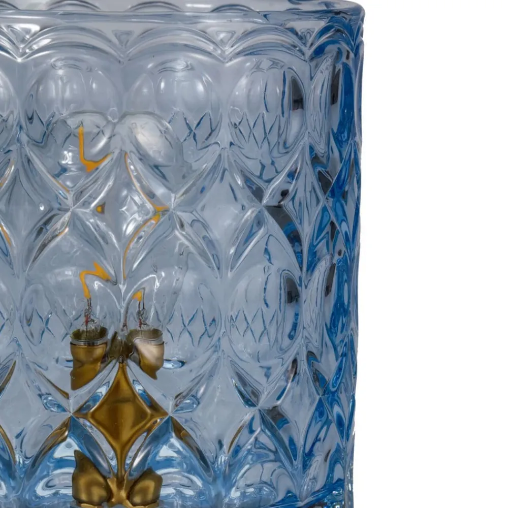 Pauleen Dekorationsbelysning > Chic Glamour E14-LED-batteri, metal, blå