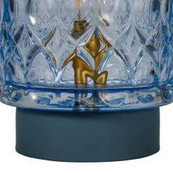 Pauleen Dekorationsbelysning > Chic Glamour E14-LED-batteri, metal, blå