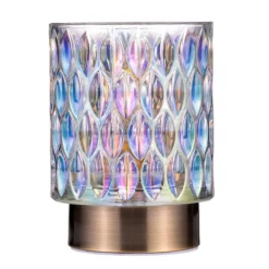 Dekorationsbelysning ^ Pauleen Clear Glamour dekolampe i glas, batteri