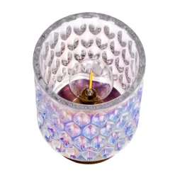 Dekorationsbelysning ^ Pauleen Clear Glamour dekolampe i glas, batteri