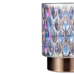 Dekorationsbelysning ^ Pauleen Clear Glamour dekolampe i glas, batteri