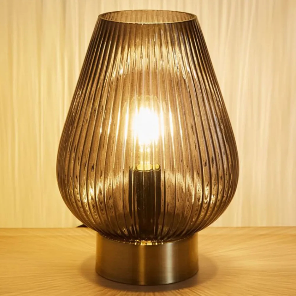 Pauleen Bordlamper > Crystal Gloom bordlampe af glas