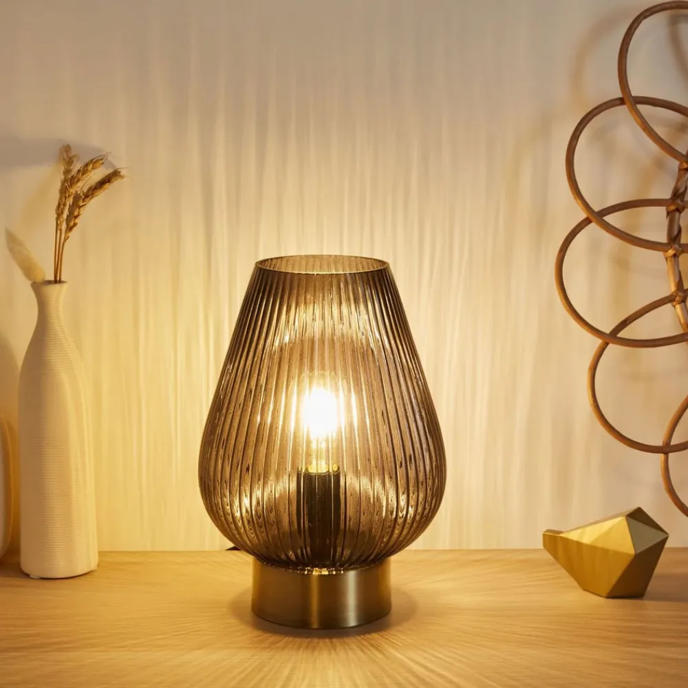 Pauleen Bordlamper > Crystal Gloom bordlampe af glas