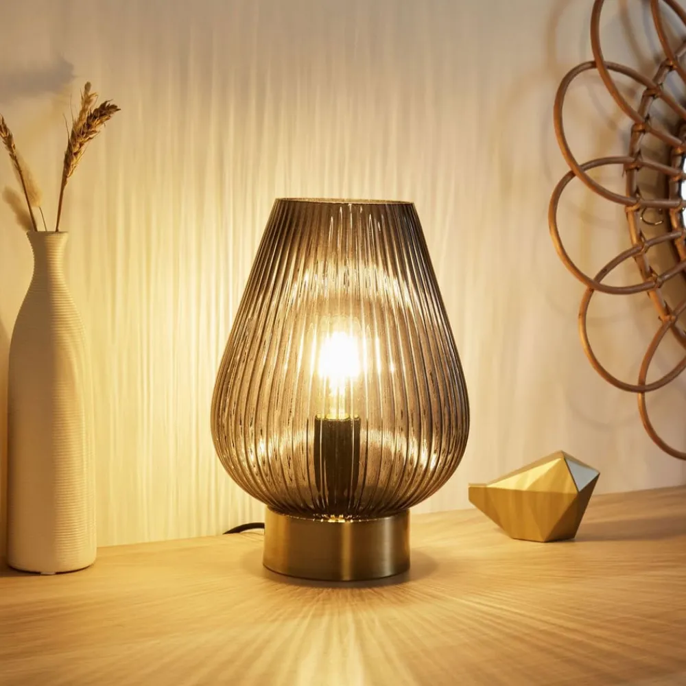 Pauleen Bordlamper > Crystal Gloom bordlampe af glas