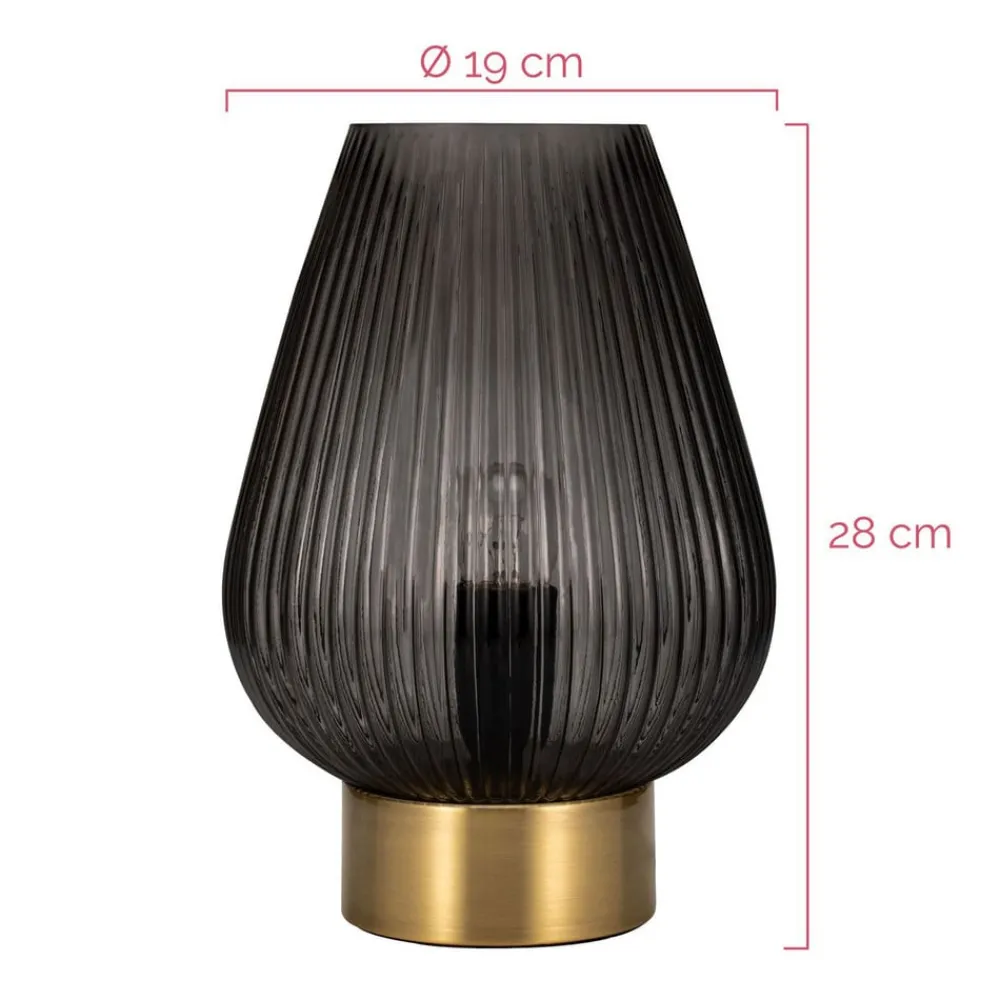 Pauleen Bordlamper > Crystal Gloom bordlampe af glas
