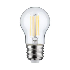 Pauleen Filament Pære > LED-dråbepære, glødetråd, E27, 6,5 W, klar, 2.700K