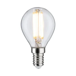 Pauleen Filament Pære > LED-dråbepære, glødetråd, E14, 6,5 W, klar, 2.700K