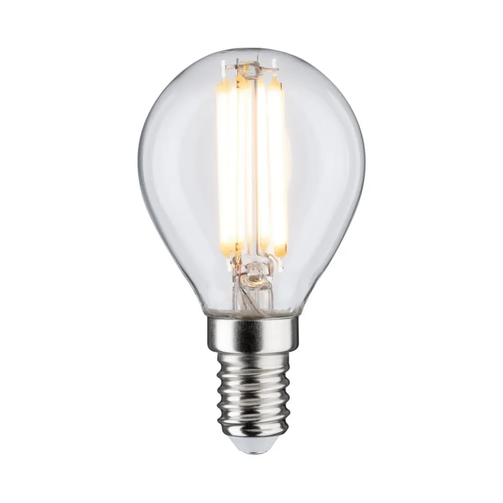 Pauleen Filament Pære > LED-dråbepære, glødetråd, E14, 6,5 W, klar, 2.700K