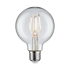 Pauleen Filament Pære > LED-filamentpære G80 E27 4,8 W klar 4.000 K