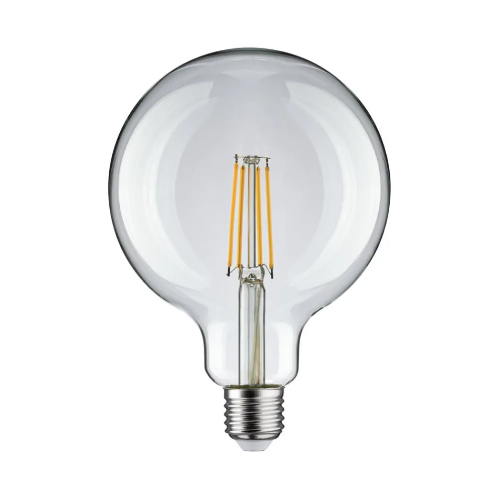 Filament Pære|Led Pærer ^ Pauleen LED-filamentpære G125 E27 9 W klar 2.700 K
