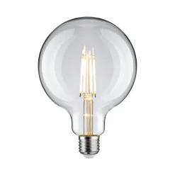 Filament Pære|Led Pærer ^ Pauleen LED-filamentpære G125 E27 9 W klar 2.700 K