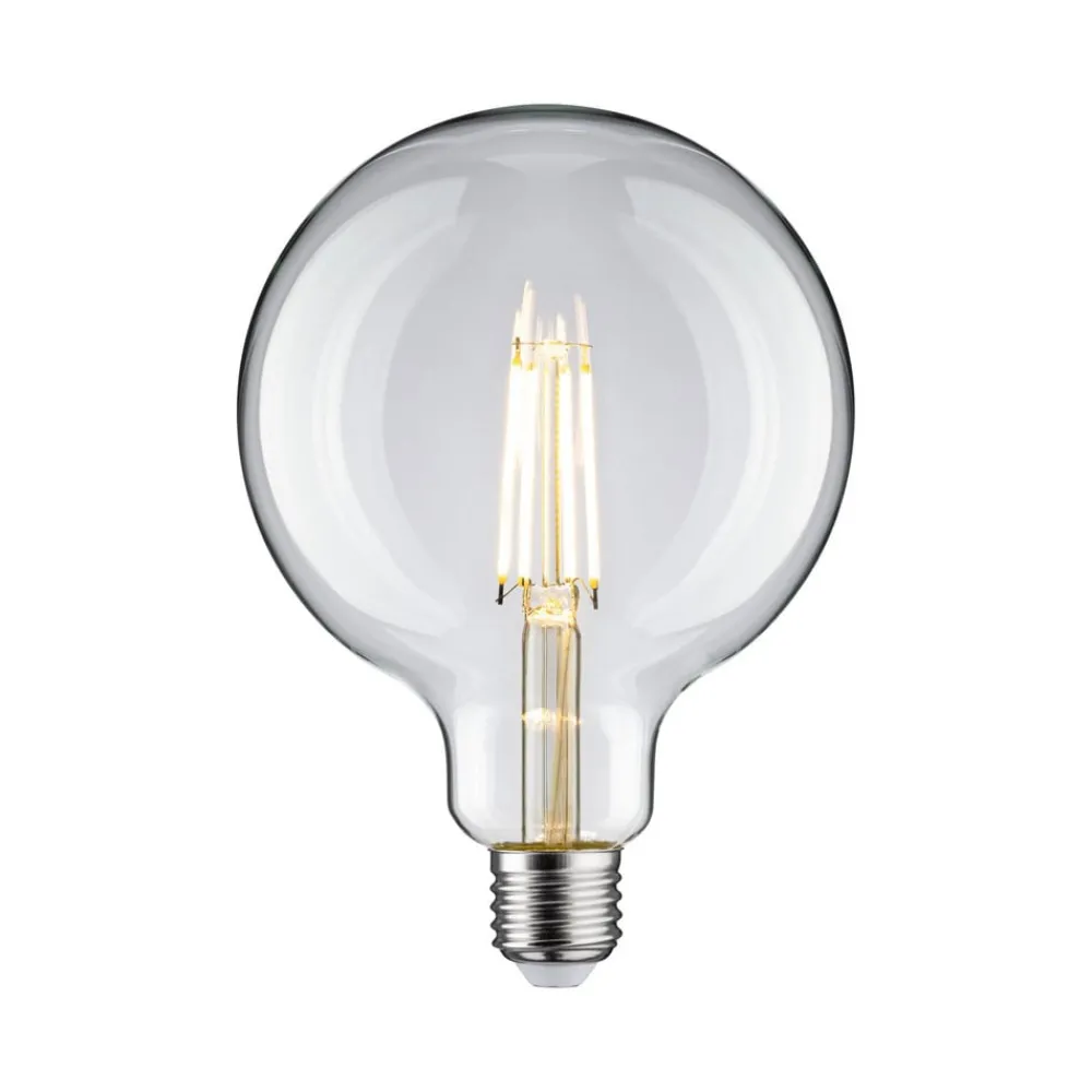 Filament Pære|Led Pærer ^ Pauleen LED-filamentpære G125 E27 9 W klar 2.700 K