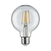 Pauleen Filament Pære > LED-filamentpære G80 E27 4,8 W klar 2.700 K