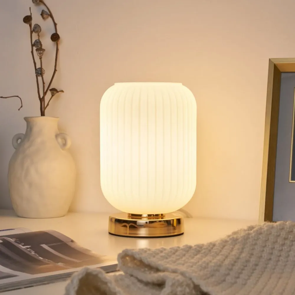 Pauleen Bordlamper > Noble Purity bordlampe med hvidt glas