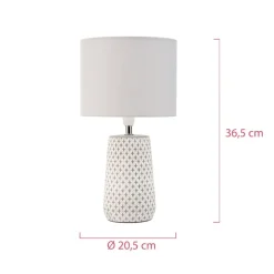 Pauleen Bordlamper > Pretty Purity bordlampe med betonfod