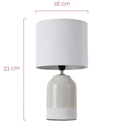 Pauleen Bordlamper > Sandy Glow bordlampe, hvid/beige