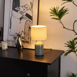 Pauleen Bordlamper > Sandy Glow bordlampe, creme/grøn