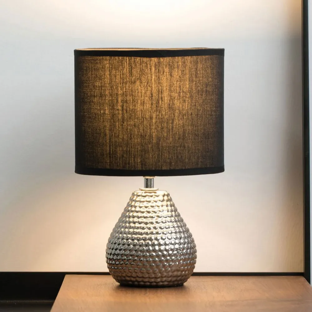 Pauleen Bordlamper > Sip of Silver bordlampe med stofskærm