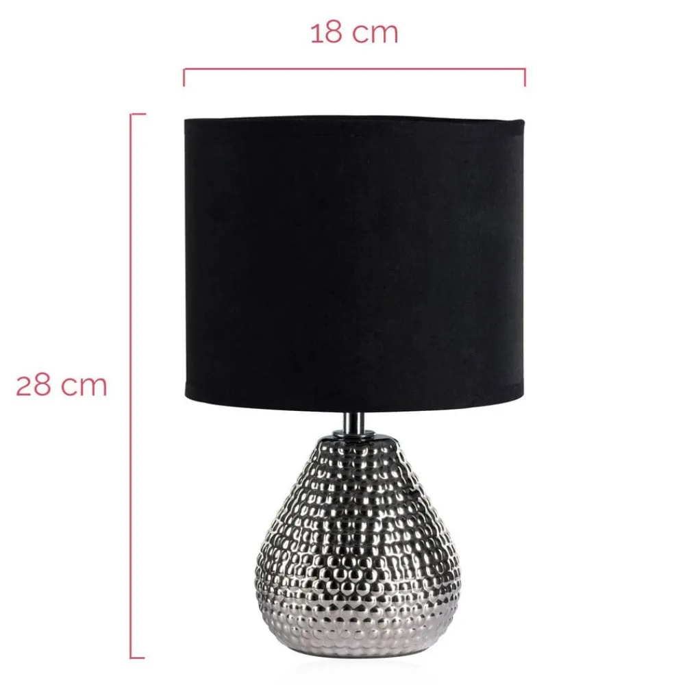 Pauleen Bordlamper > Sip of Silver bordlampe med stofskærm