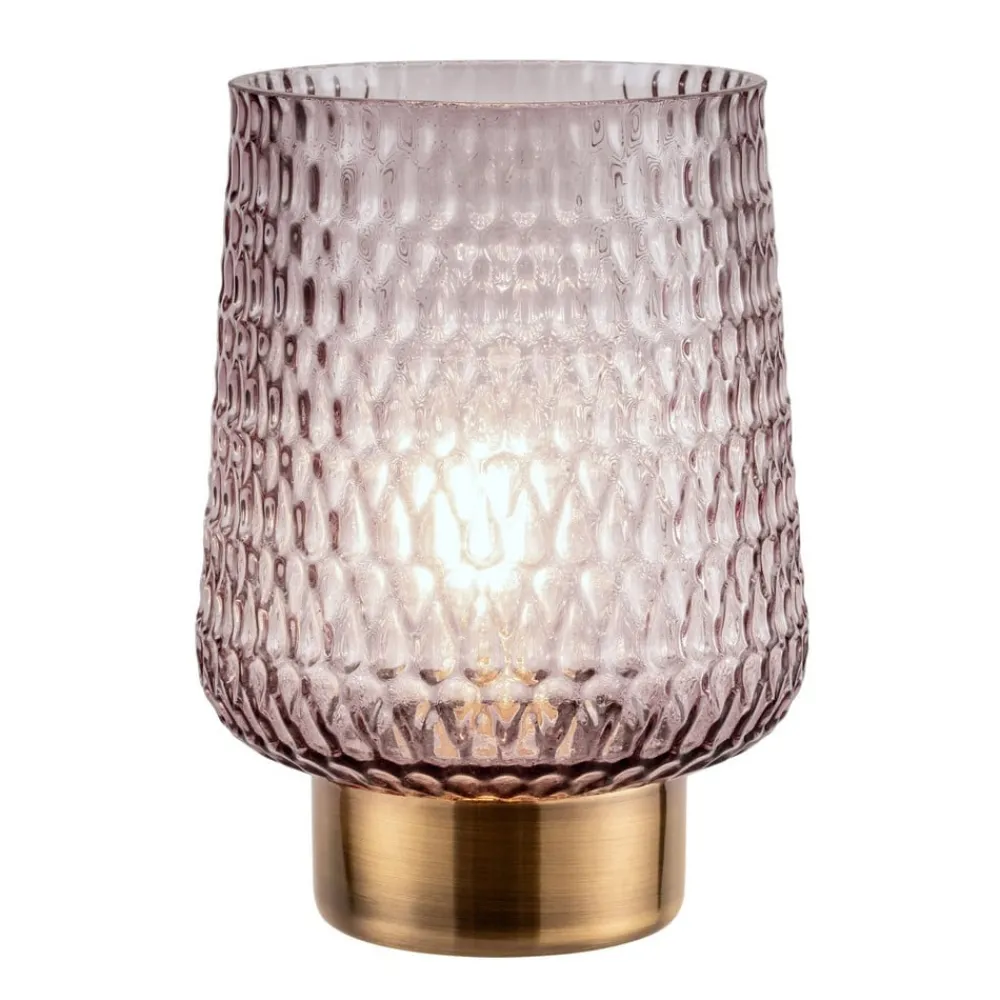 Dekorationsbelysning|Bordlamper ^ Pauleen Sparkling Glamour batteri, grå/messing