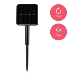 Pauleen Dekorationsbelysning|Solcellelamper > Sunshine Glamour solcelle-lyskæde, sølv