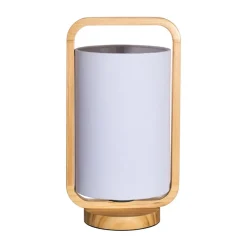 Bordlamper ^ Pauleen Woody Charm bordlampe af stof og træ