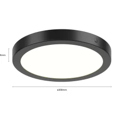 Paulmann Loftlamper > Abia LED-panel Ø 30cm 2.700 K mat sort