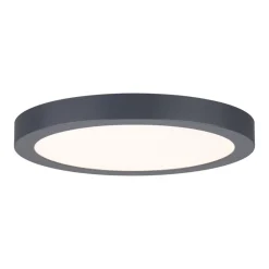 Paulmann Arbejdsrum/Kontor|Loftlamper > Abia LED-panel Ø 30cm 2.700 K mørkegråt