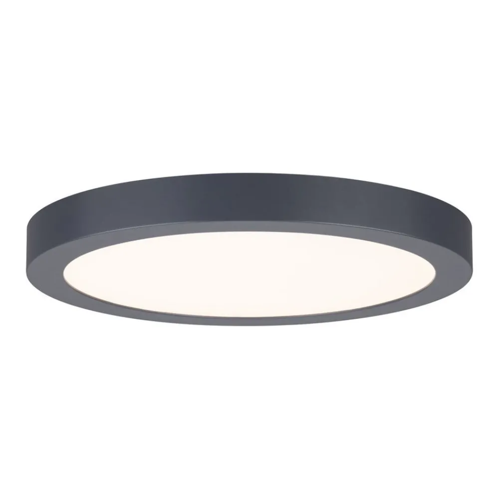 Paulmann Arbejdsrum/Kontor|Loftlamper > Abia LED-panel Ø 30cm 2.700 K mørkegråt