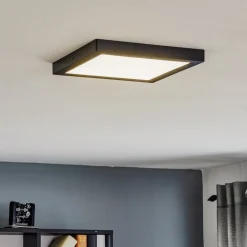 Arbejdsrum/Kontor ^ Paulmann Abia LED-panel 30x30 cm 2.700 K sort