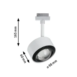 Paulmann Skinnesystem > Aldan URail LED-spot 2.700K hvid
