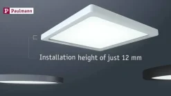 Paulmann Loftlamper > Areo LED-panel rund sort 4000K Ø11,8cm