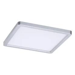 Paulmann Loftlamper|Indbygningsspots > Areo Panel dimtowarm, kantet, krom 17,5cm