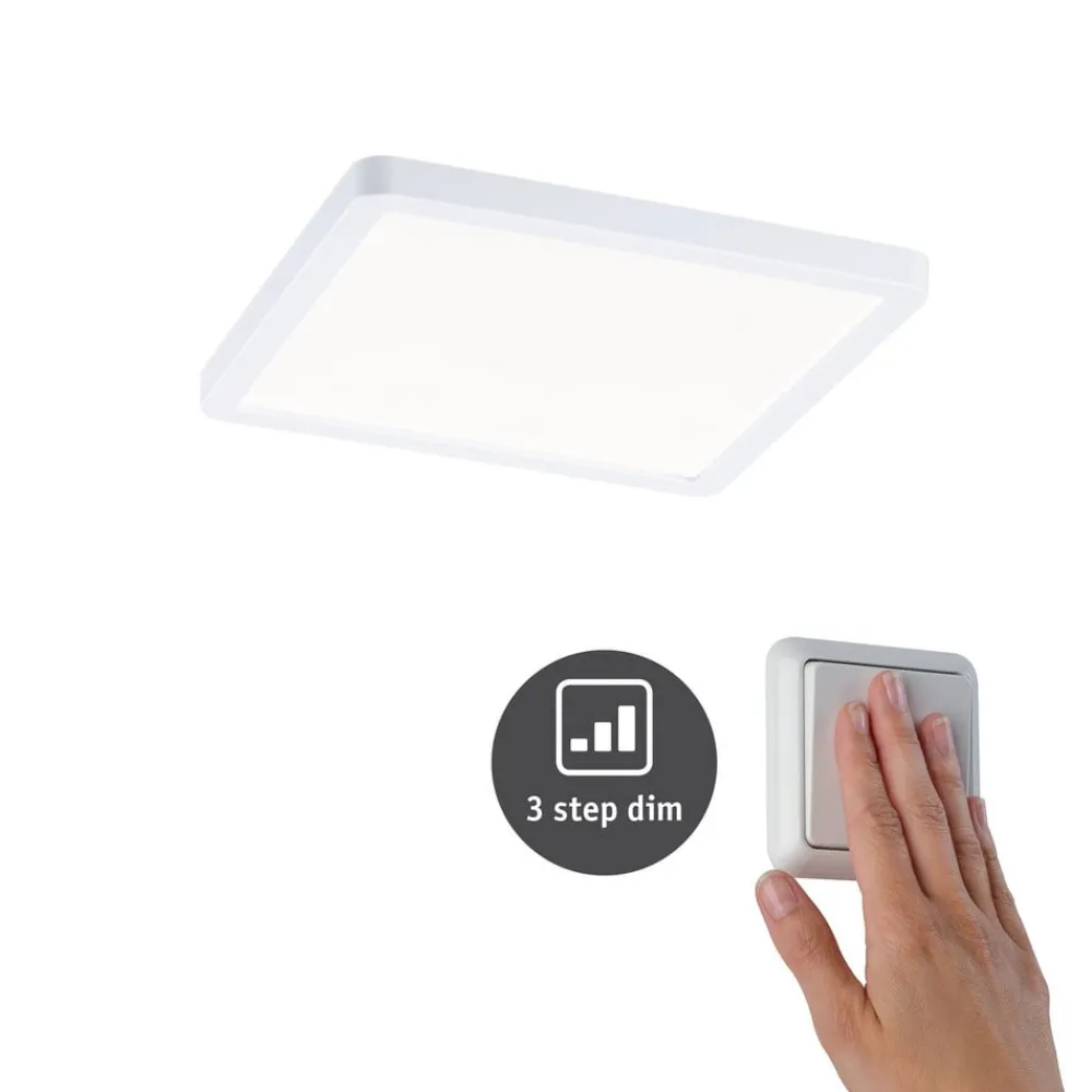 Loftlamper ^ Paulmann Areo panel 3 stepdim, kantet 840 17,5 cm