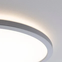 Arbejdsrum/Kontor|Loftlamper ^ Paulmann Atria Shine LED-panel, krom, dæmpbar, Ø 42 cm